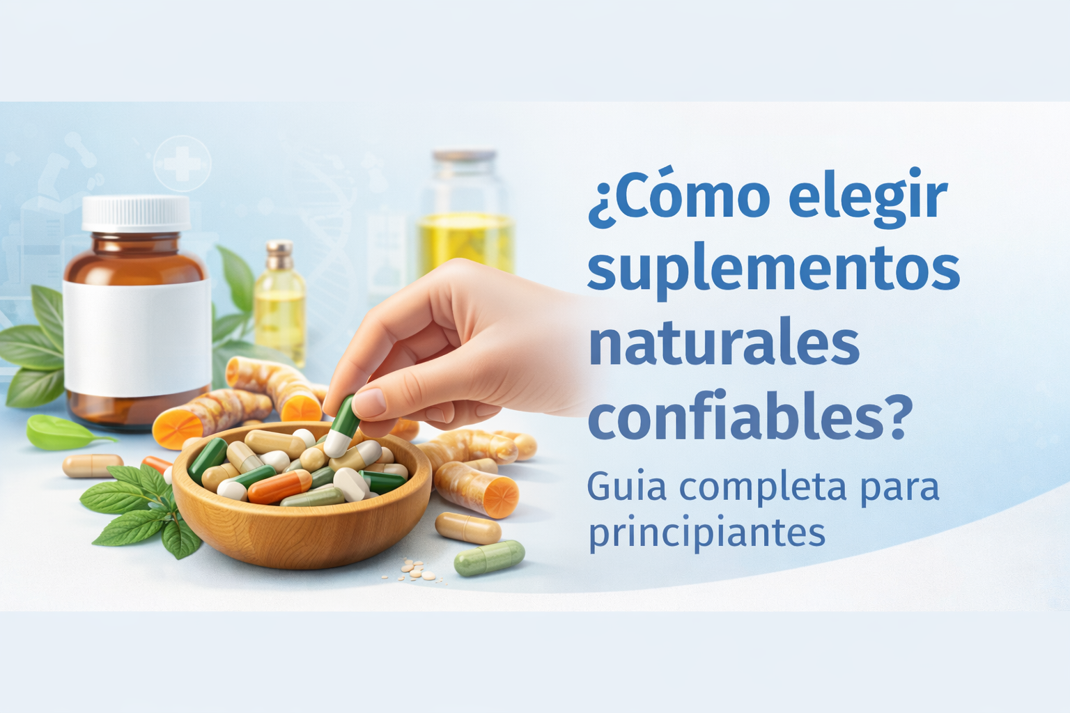 ¿Cómo elegir suplementos naturales confiables? Guía completa para principiantes